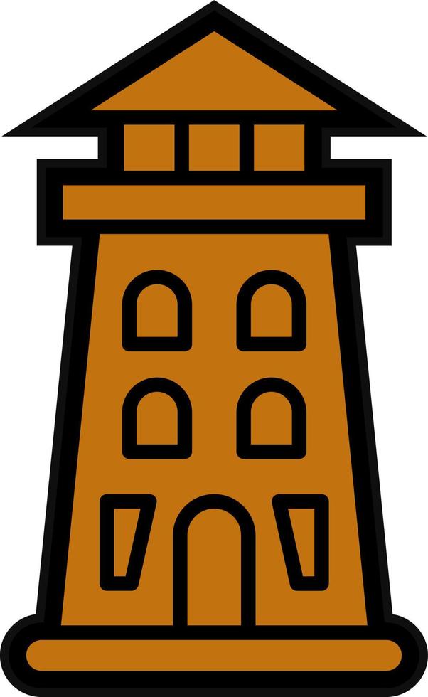 Lighthouse Vector Icon Design