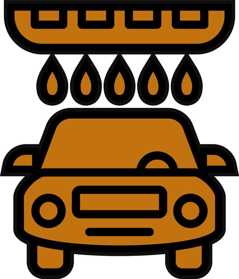 diseño de icono de vector de lavado de autos