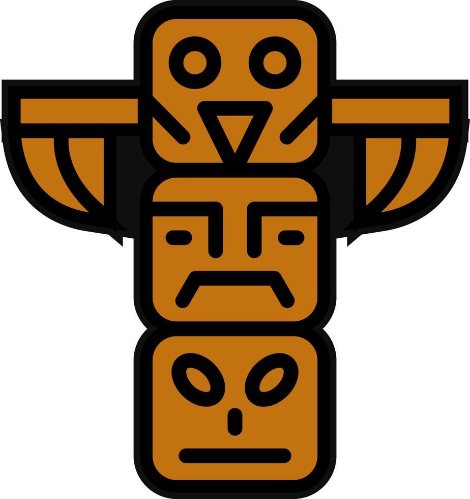 Totem Vector Icon Design