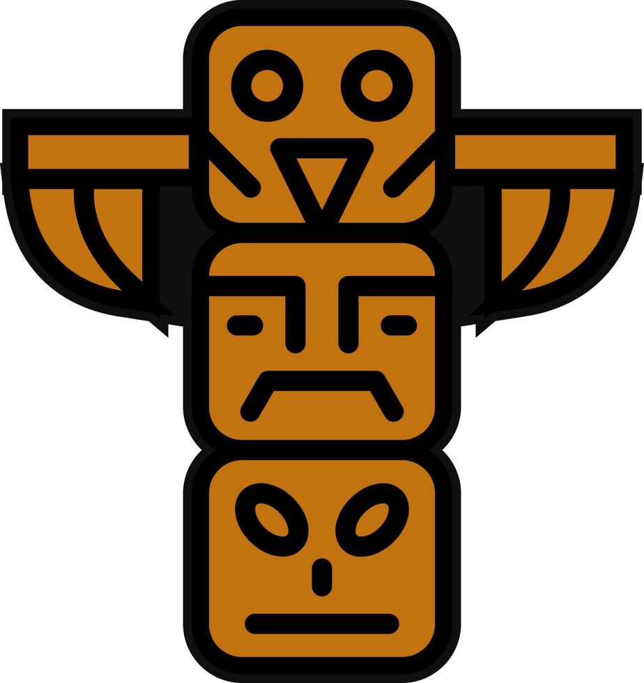 Totem Vector Icon Design