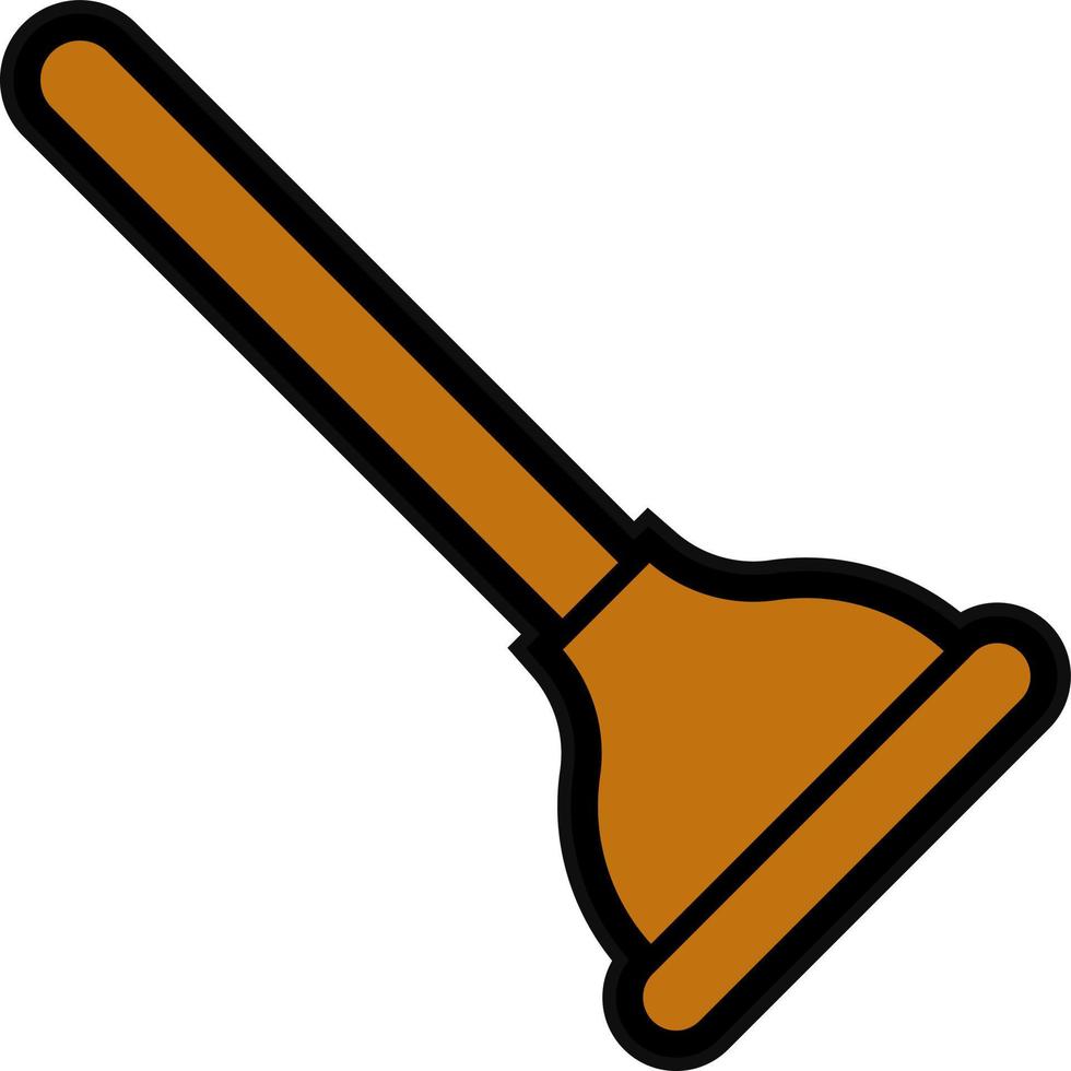 Plunger Vector Icon Design