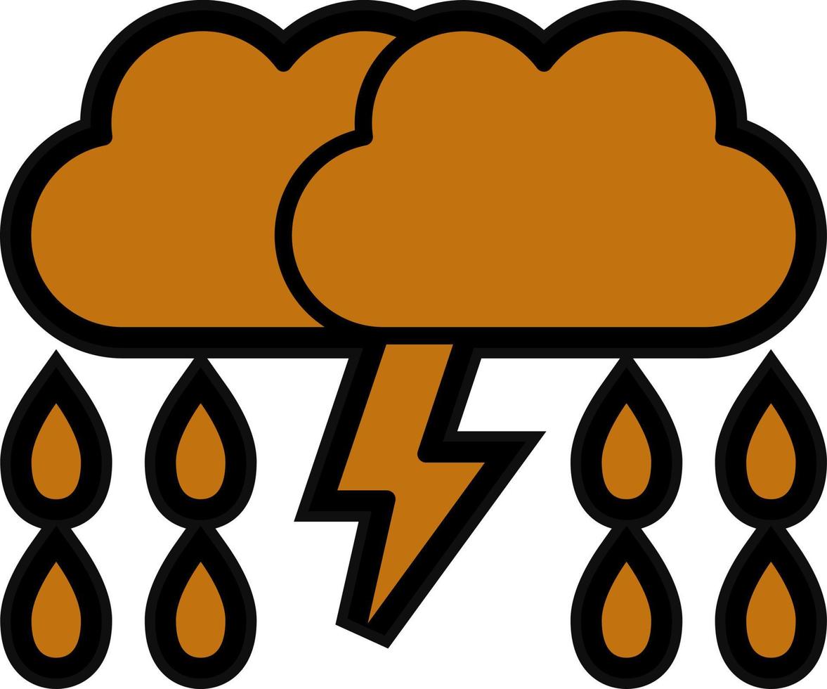 Thunder Vector Icon Design