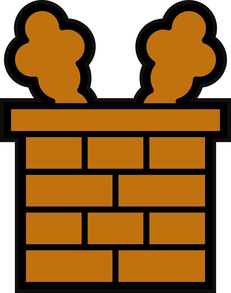 Chimney Vector Icon Design