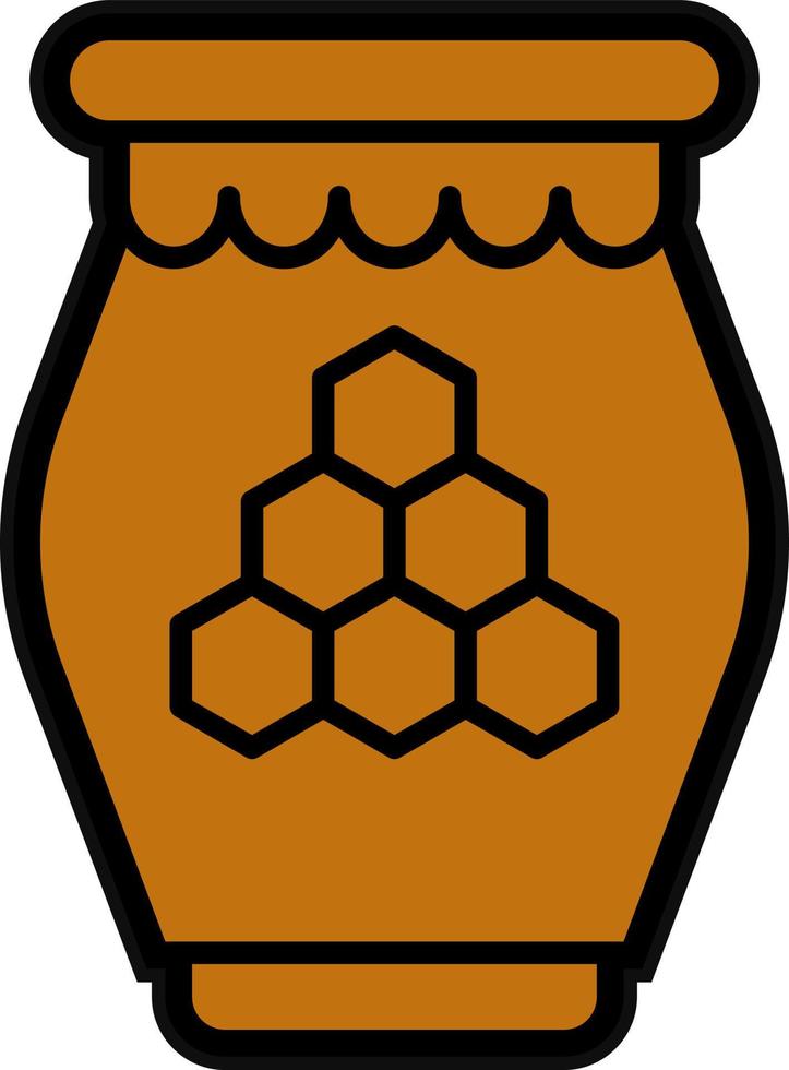 diseño de icono de vector de miel