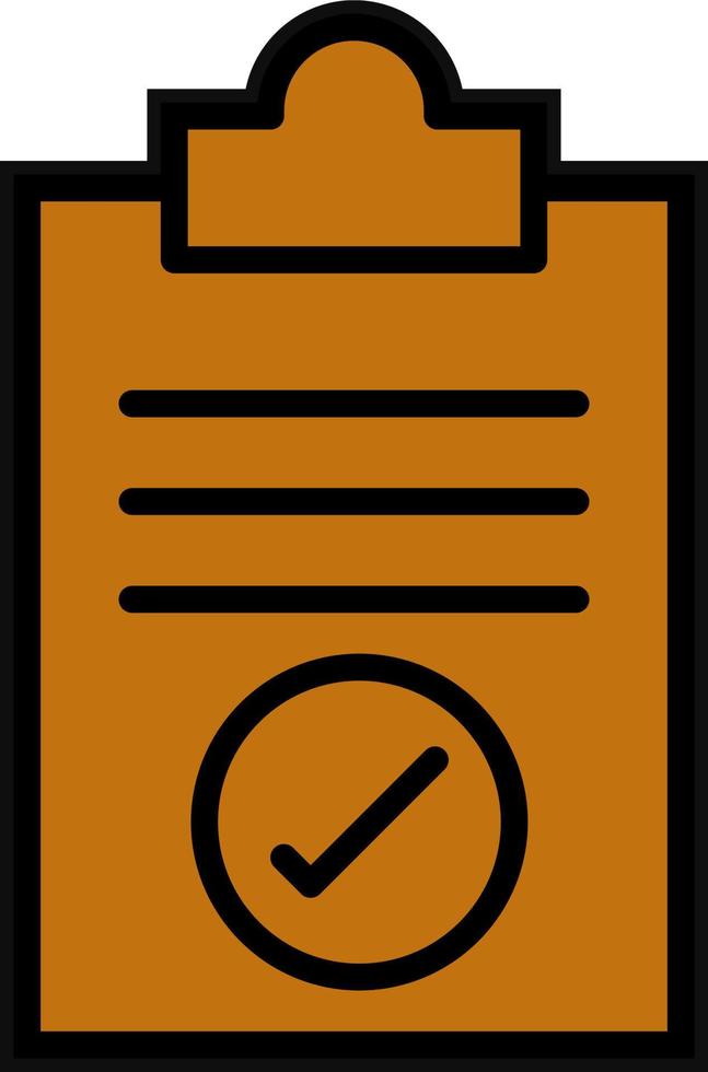 Completed Tasks Vector Icon Design