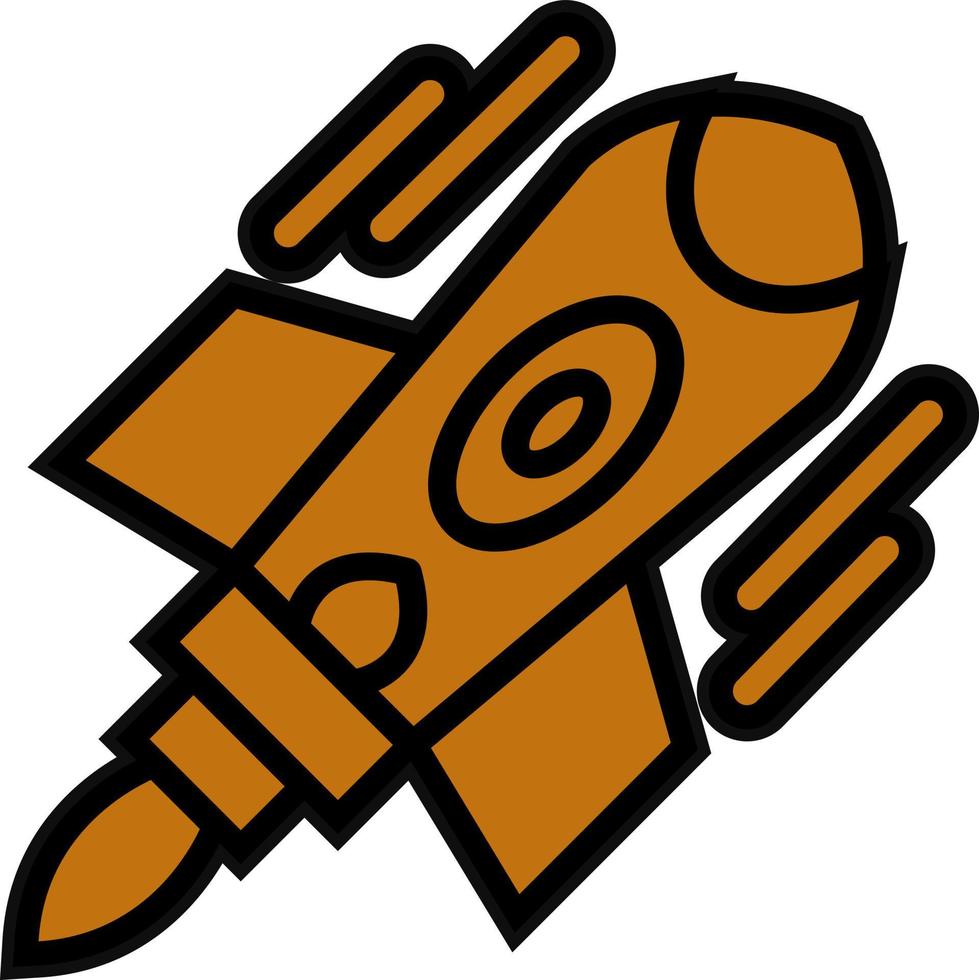 Space Booster Vector Icon Design