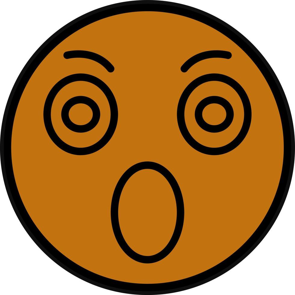 Surprised Vector Icon Design
