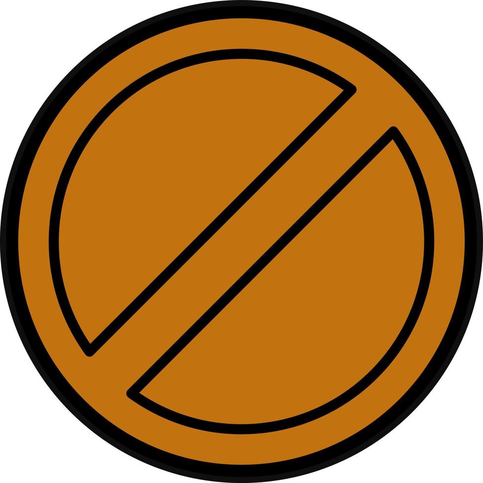 Forbidden Vector Icon Design
