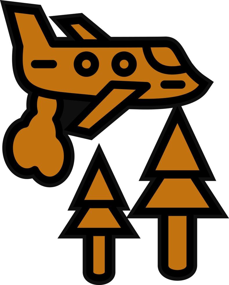 Firefighter Plane Vector Icon Design