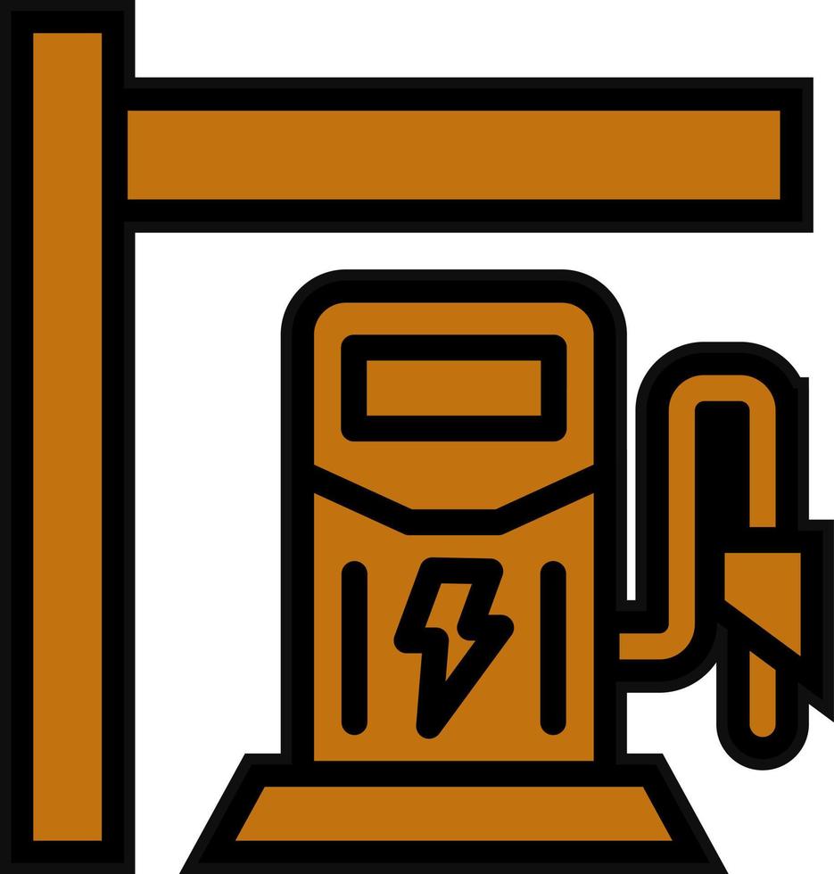 Charging Station Vector Icon Design