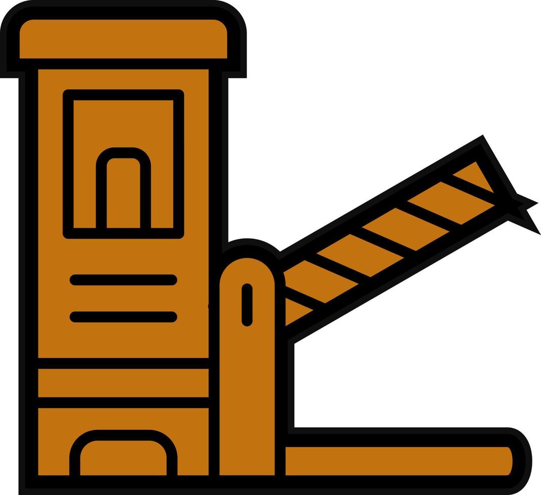 Toll Road Vector Icon Design