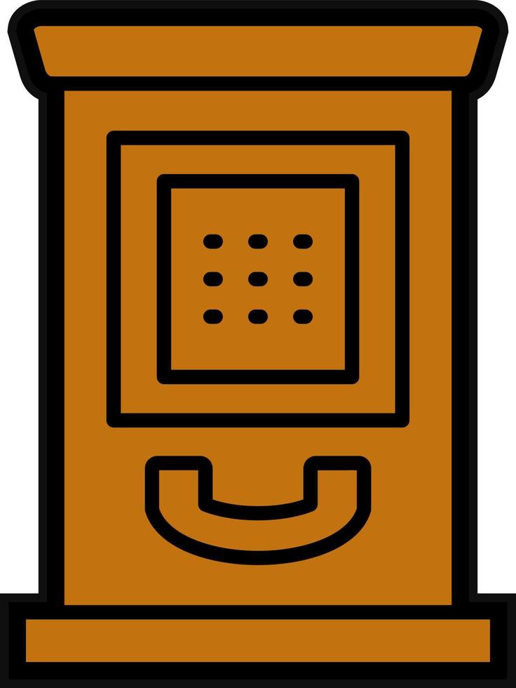 teléfono cabina vector icono diseño