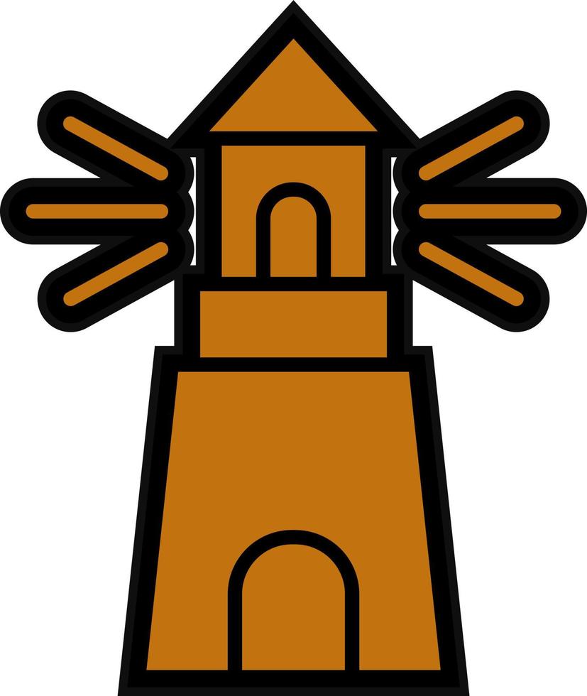 Lighthouse Vector Icon Design