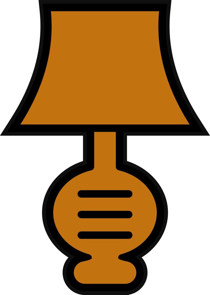 Lamp Vector Icon Design