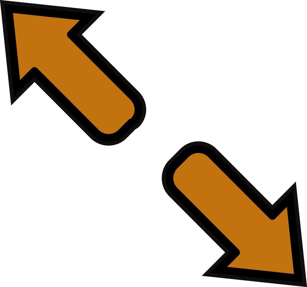 Resize Vector Icon Design