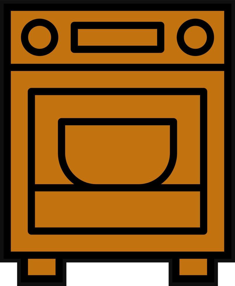 Oven Vector Icon Design