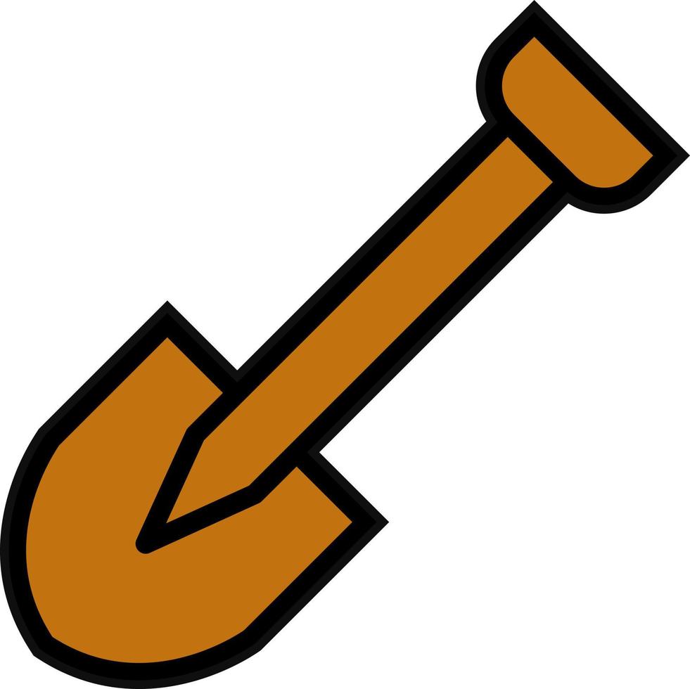 Shovel Vector Icon Design