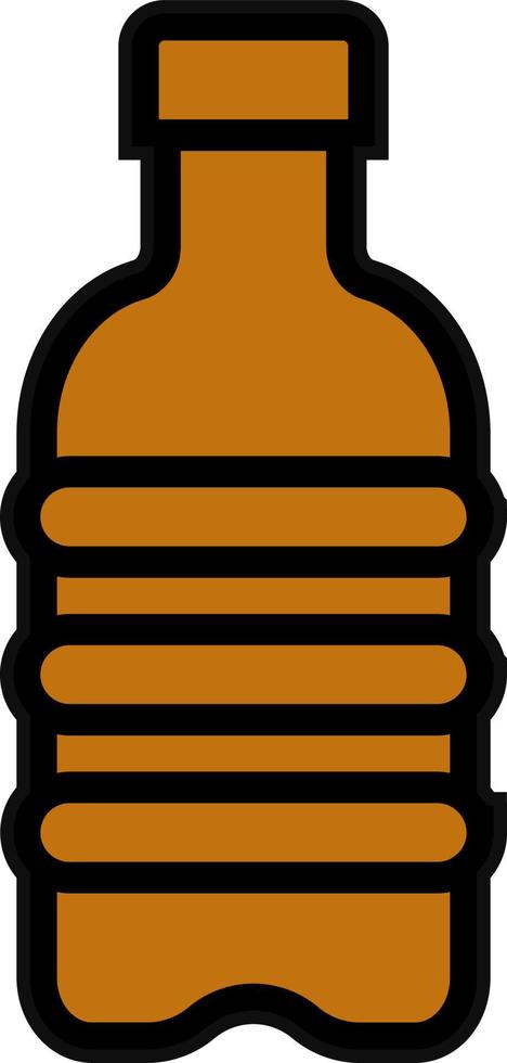 Water Bottle Vector Icon Design