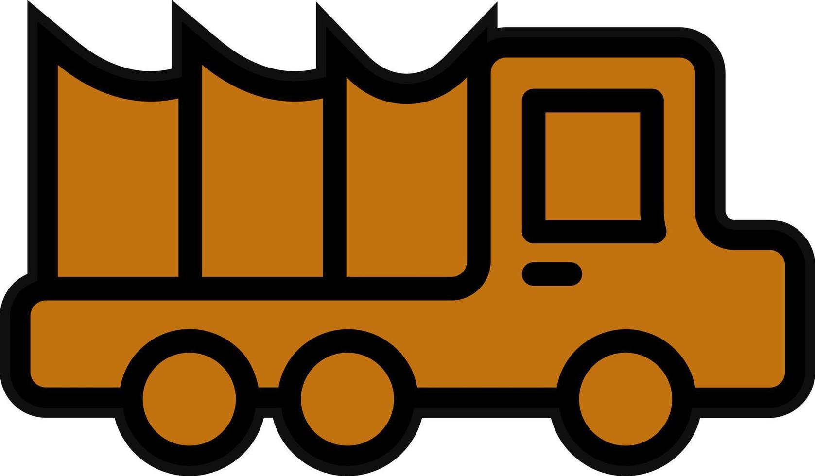Army Car Vector Icon Design