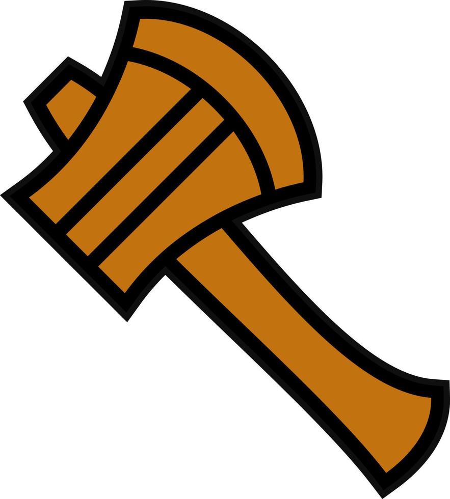 Old Axe Vector Icon Design