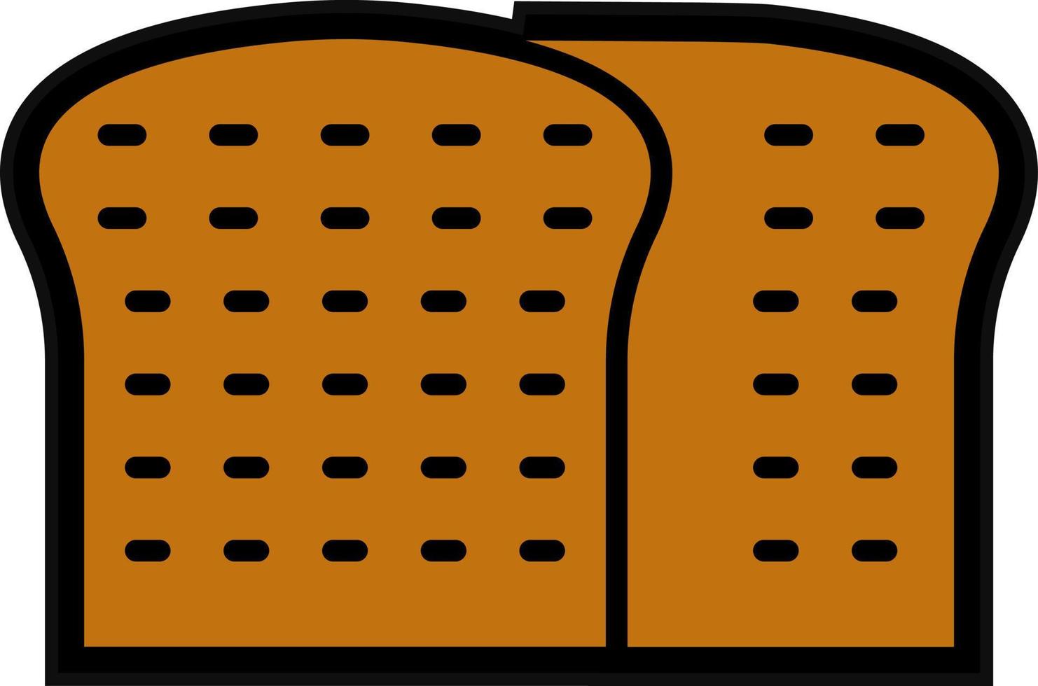 Bread Vector Icon Design