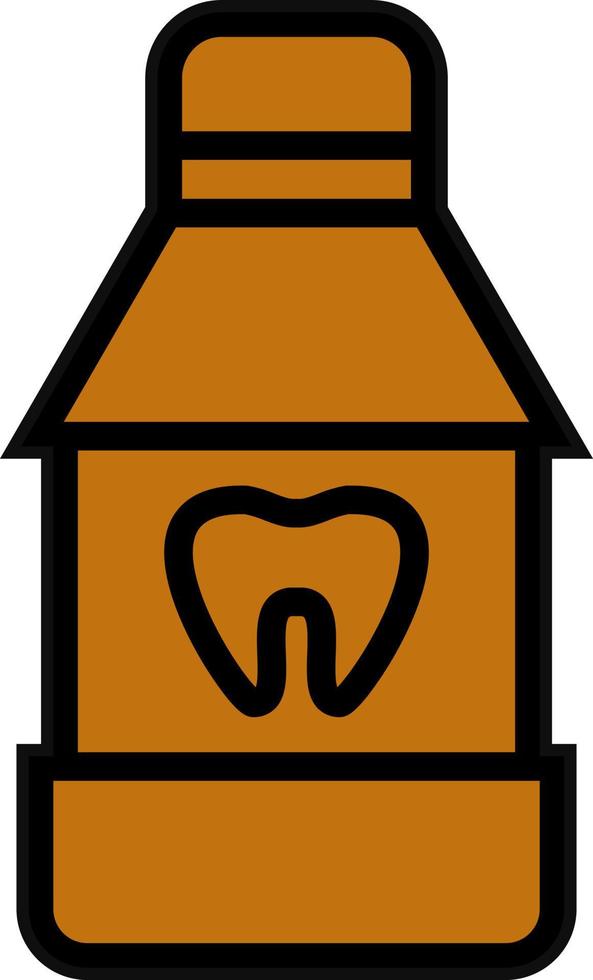 Mouthwash Vector Icon Design