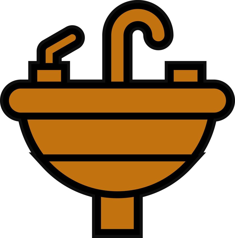 Sink Vector Icon Design