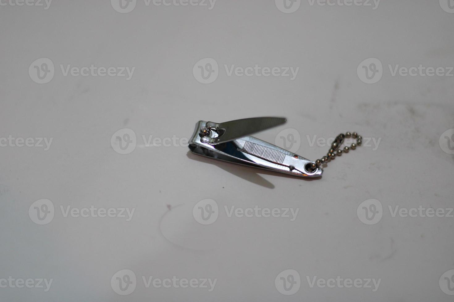 silver stainless nail clipper photo