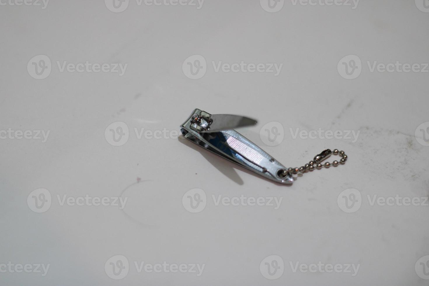 silver stainless nail clipper photo