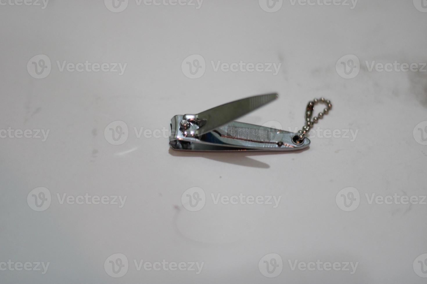 silver stainless nail clipper photo