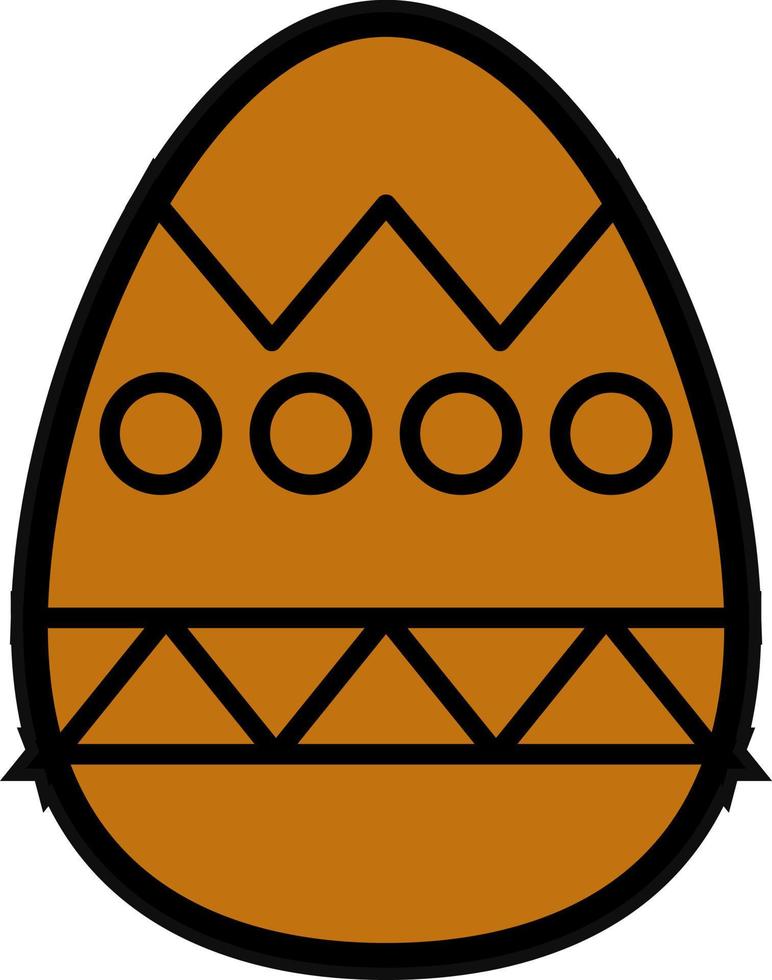 Easter Egg Vector Icon Design