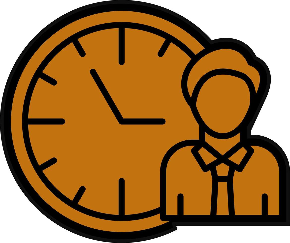 Working Hours Vector Icon Design