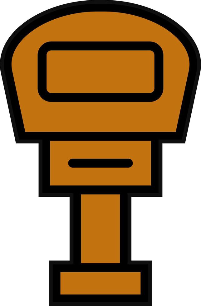 Parking Meter Vector Icon Design