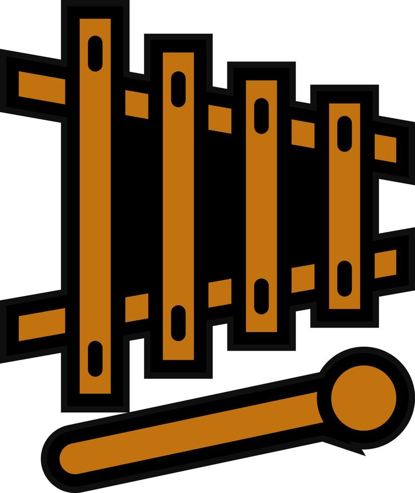 Xylophone Vector Icon Design