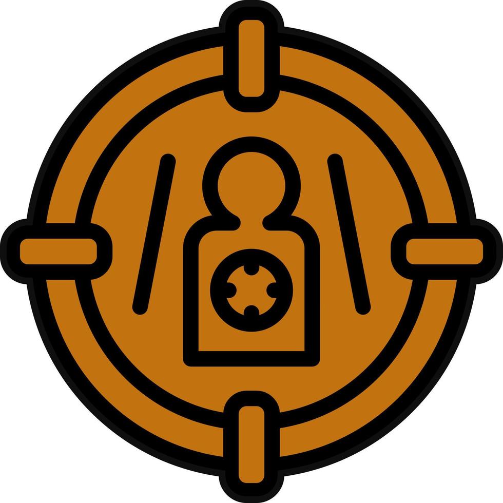 Shoot Target Vector Icon Design