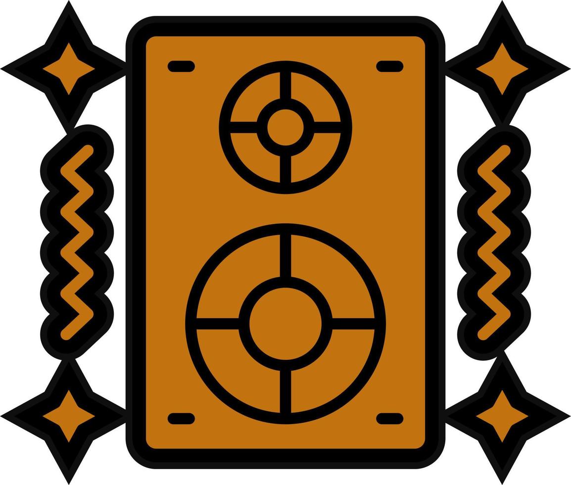 New Year Speaker Vector Icon Design
