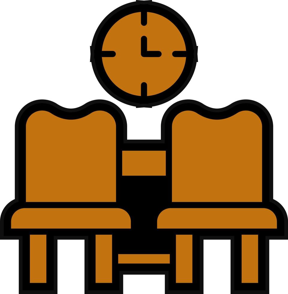 Waiting Room Vector Icon Design