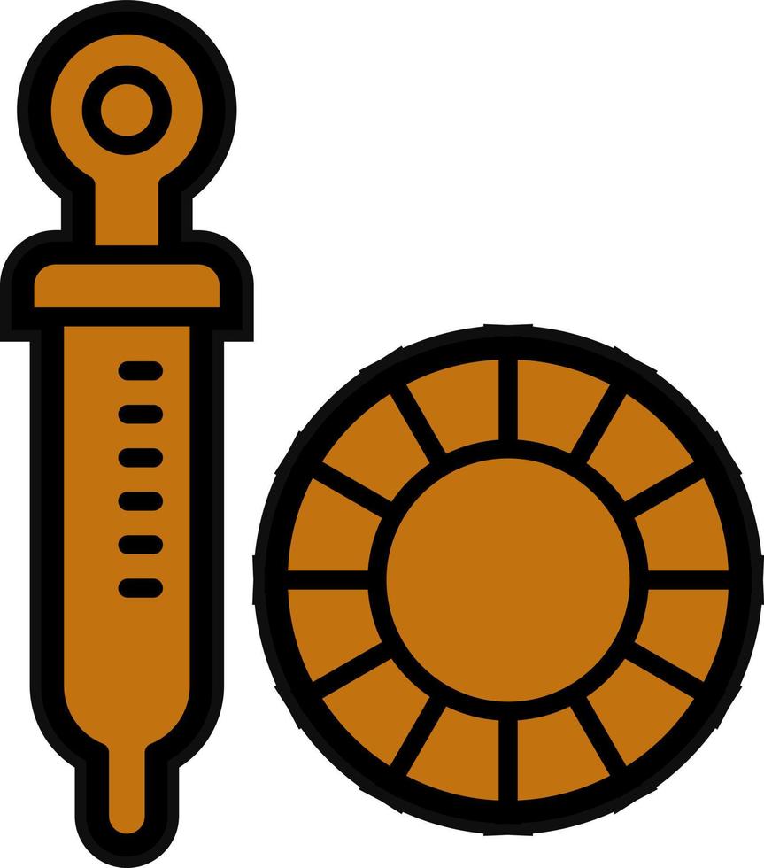 Color Picker Vector Icon Design