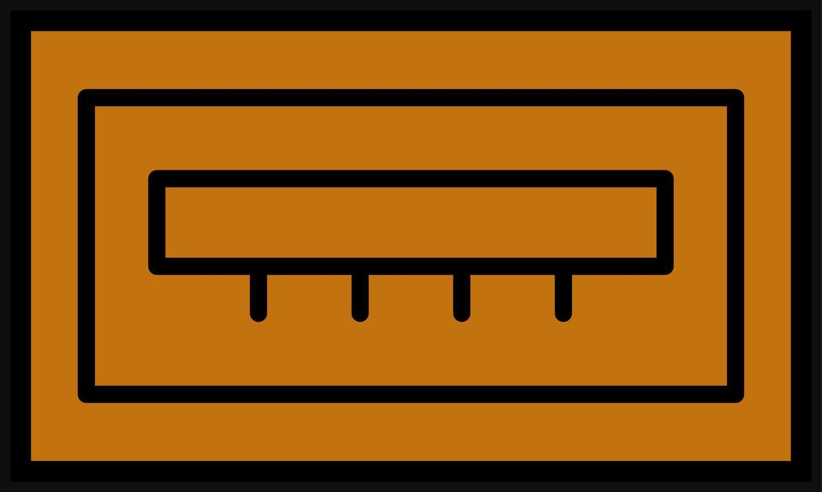 USB port Vector Icon Design