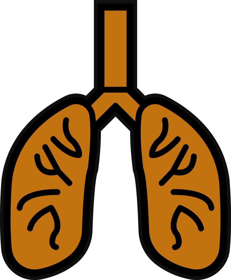 Lungs Vector Icon Design