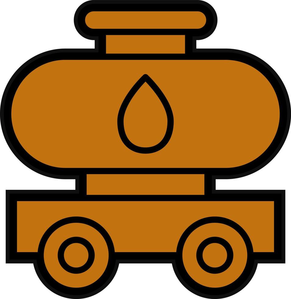 diseño de icono de vector de tanque de aceite