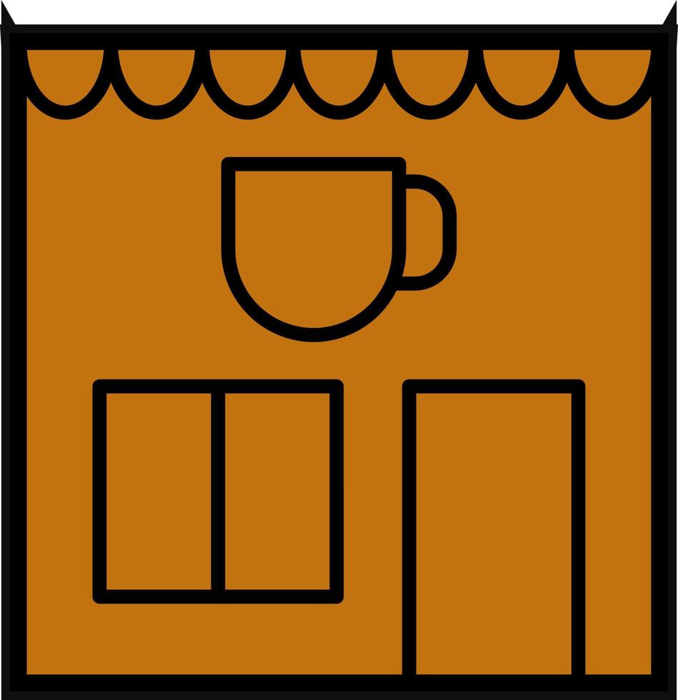 Cafe Vector Icon Design