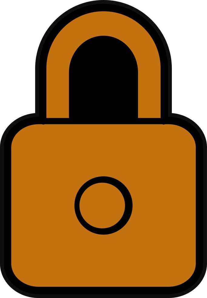 Locked Vector Icon Design