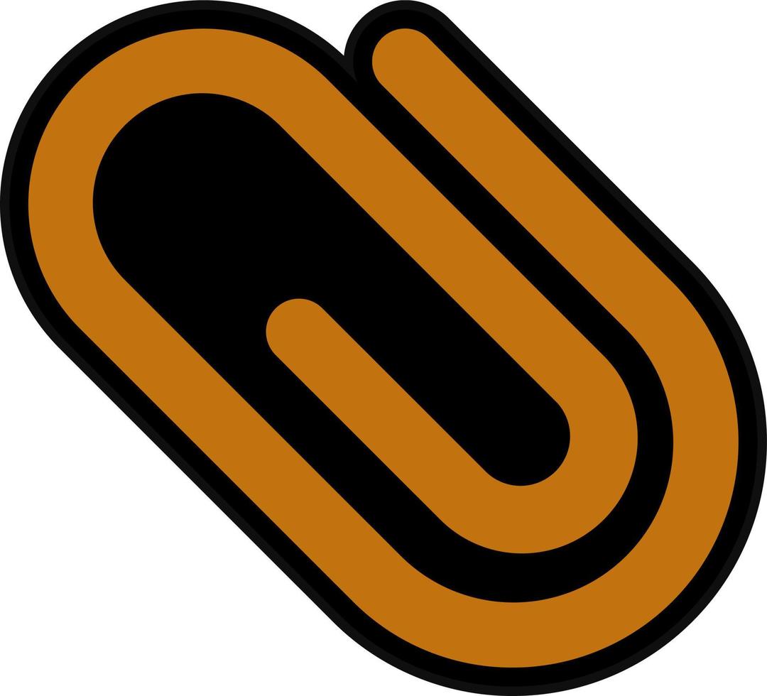 Paperclip Vector Icon Design