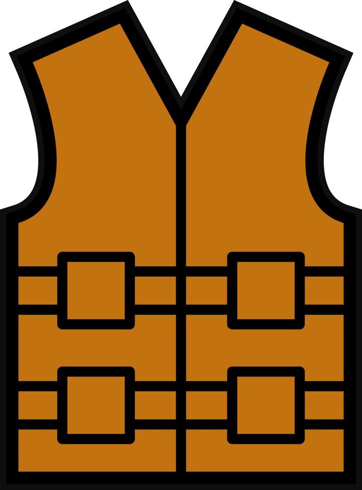 Life Vest Vector Icon Design