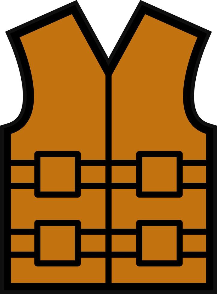 Life Vest Vector Icon Design