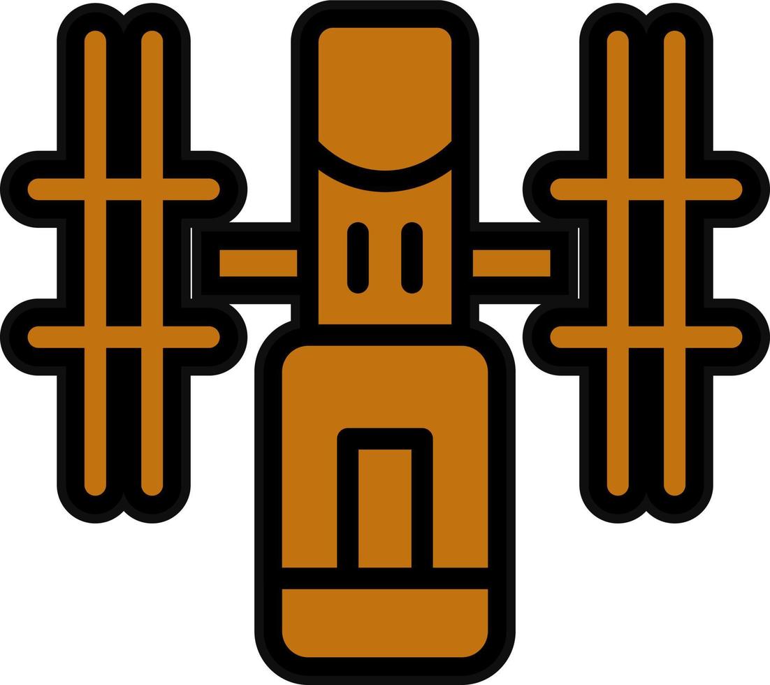 Hubble Telescope Vector Icon Design