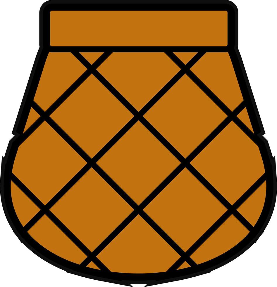 Fish Net Vector Icon Design