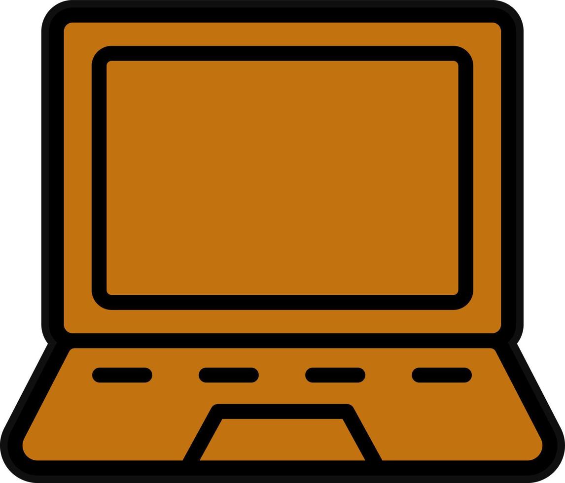 Laptop Vector Icon Design