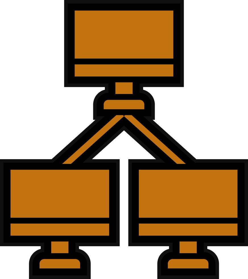 LAN Vector Icon Design